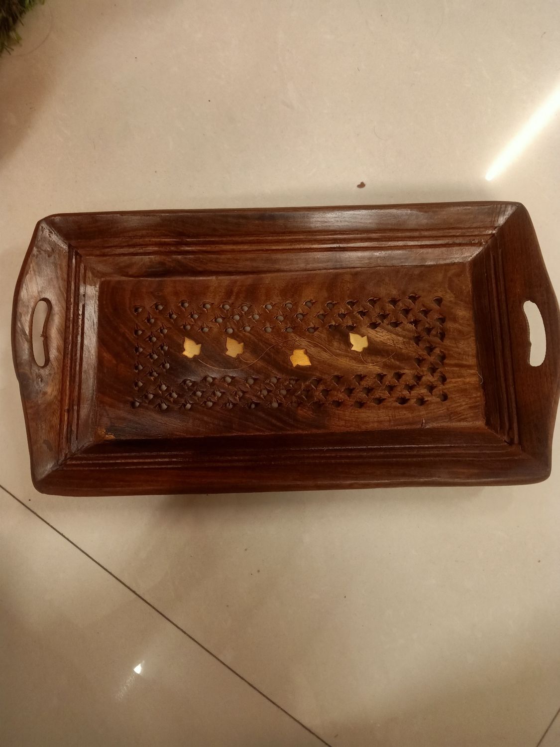 Wooden tray