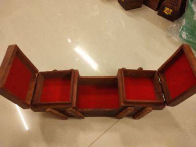 Wooden multipurpose jewelry box
