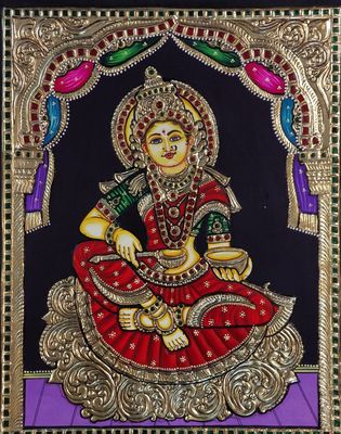 Annapoorani Tanjore Painting-1