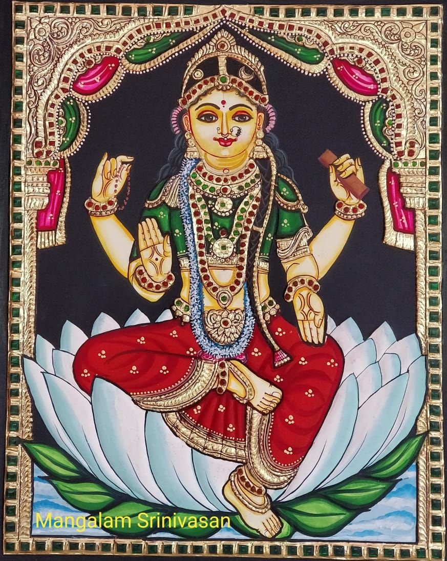 Balatiripurasundari Tanjore painting