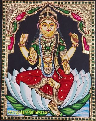 Balatiripurasundari Tanjore painting