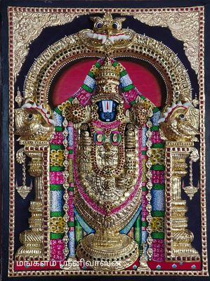 Tirupathi Perumal Tanjore painting