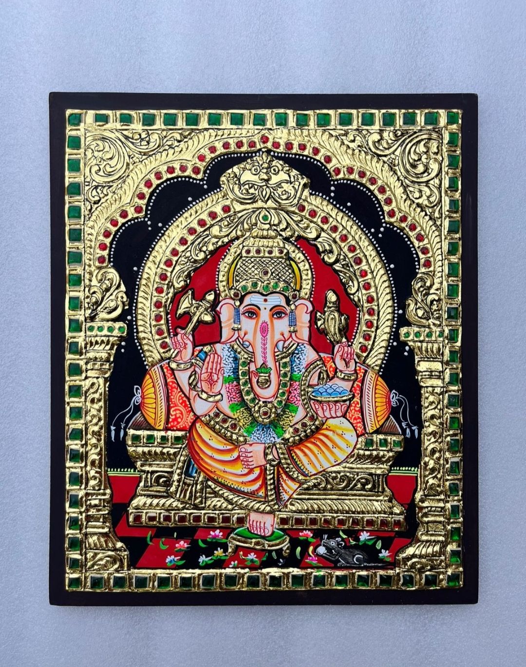 Ganesha Tanjore painting