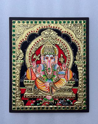 Ganesha Tanjore painting
