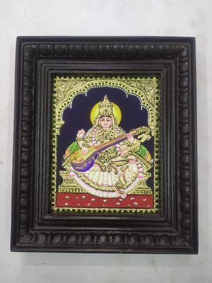 Saraswathi Tanjore Painting