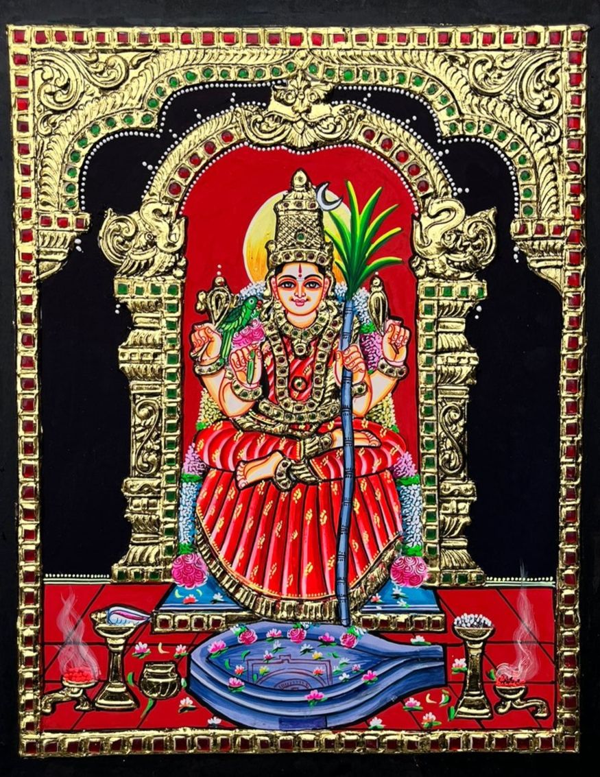 Kamakshmi Tanjore painting