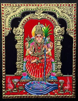 Kamakshmi Tanjore painting