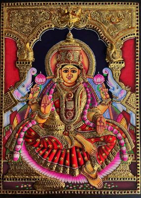 Lakshmi Tanjore painting
