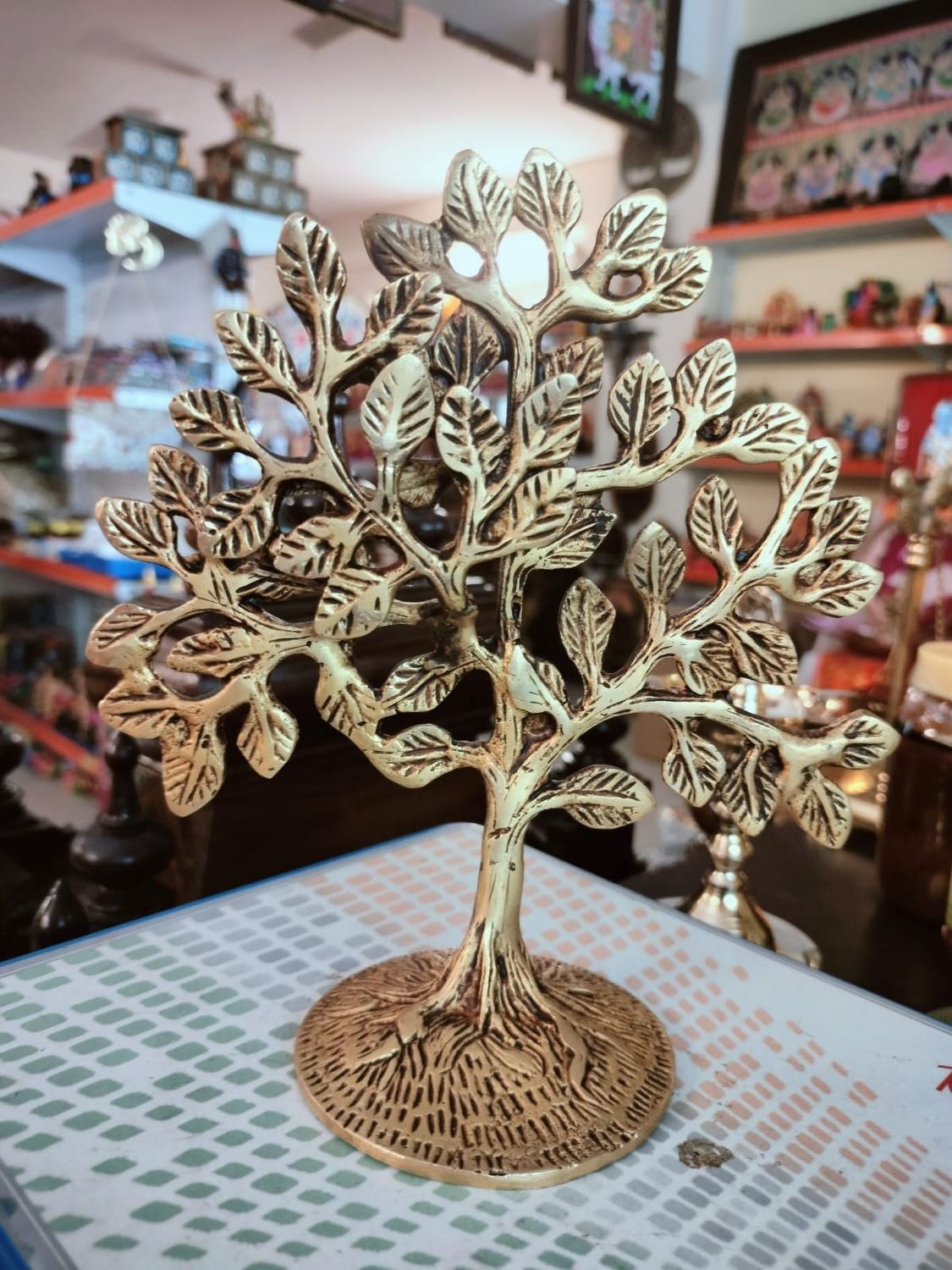 Brass karpagavruksham tree