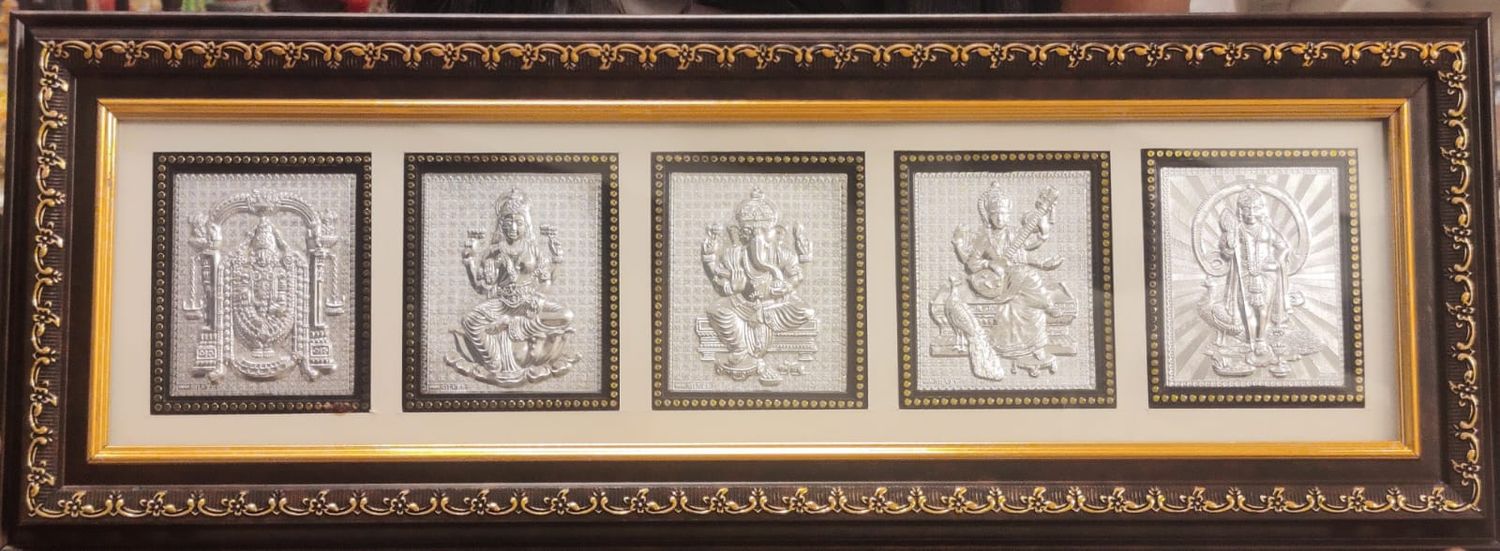 5 god Silver photo frame