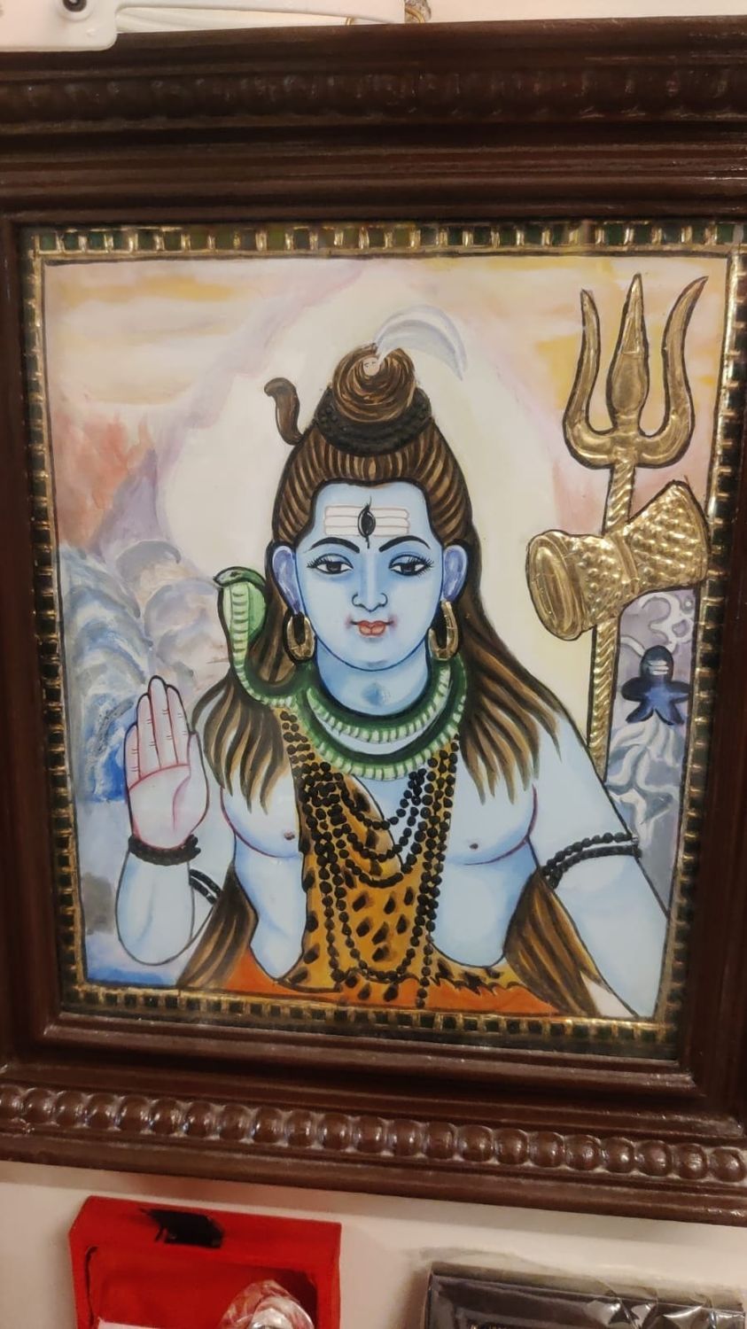 Shivan Tanjore painting
