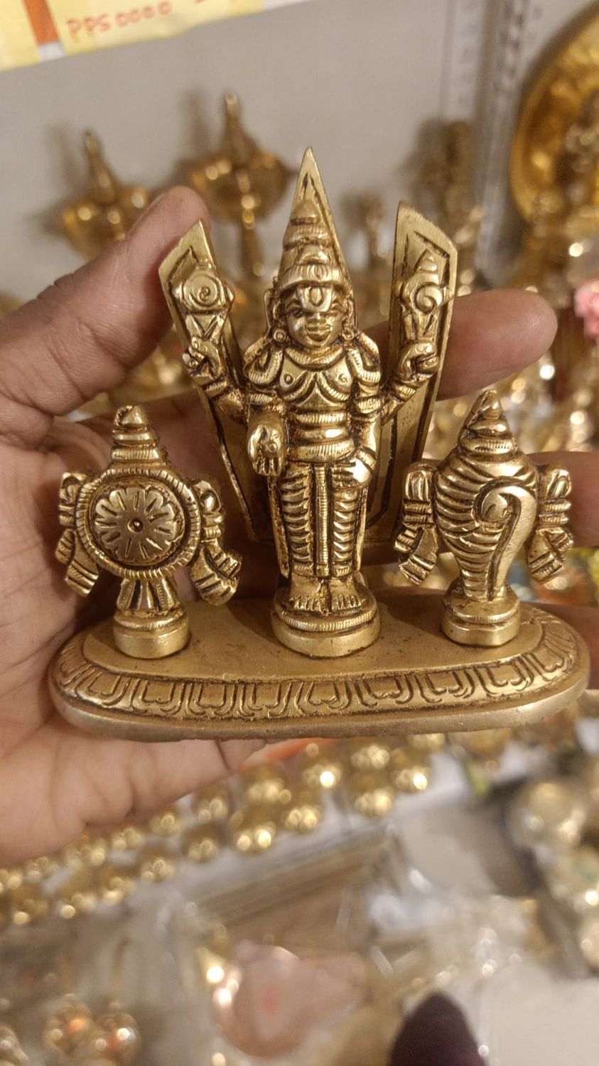 Brass Sanku chakra  balaji
