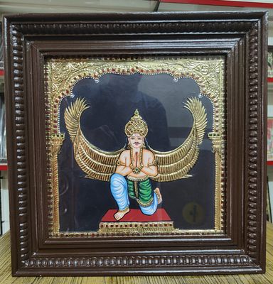 Garudar Tanjore painting 12 inches by 12 inches