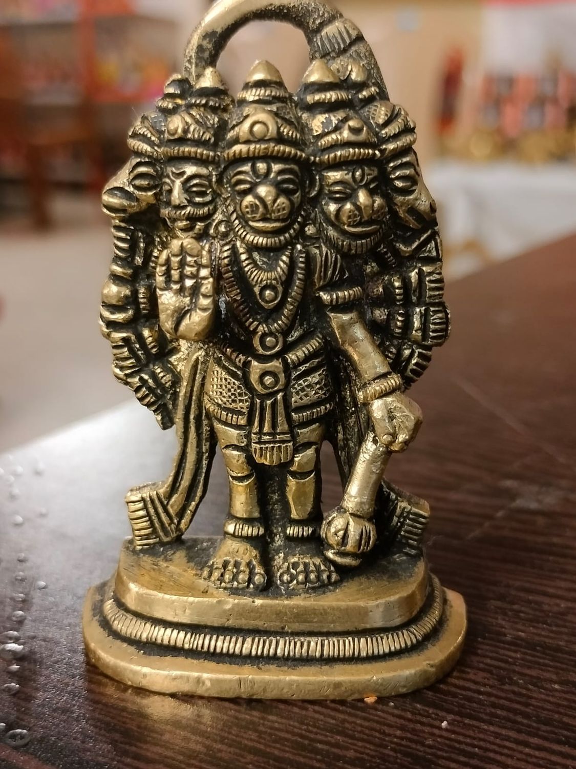 Brass panchamukha hanuman