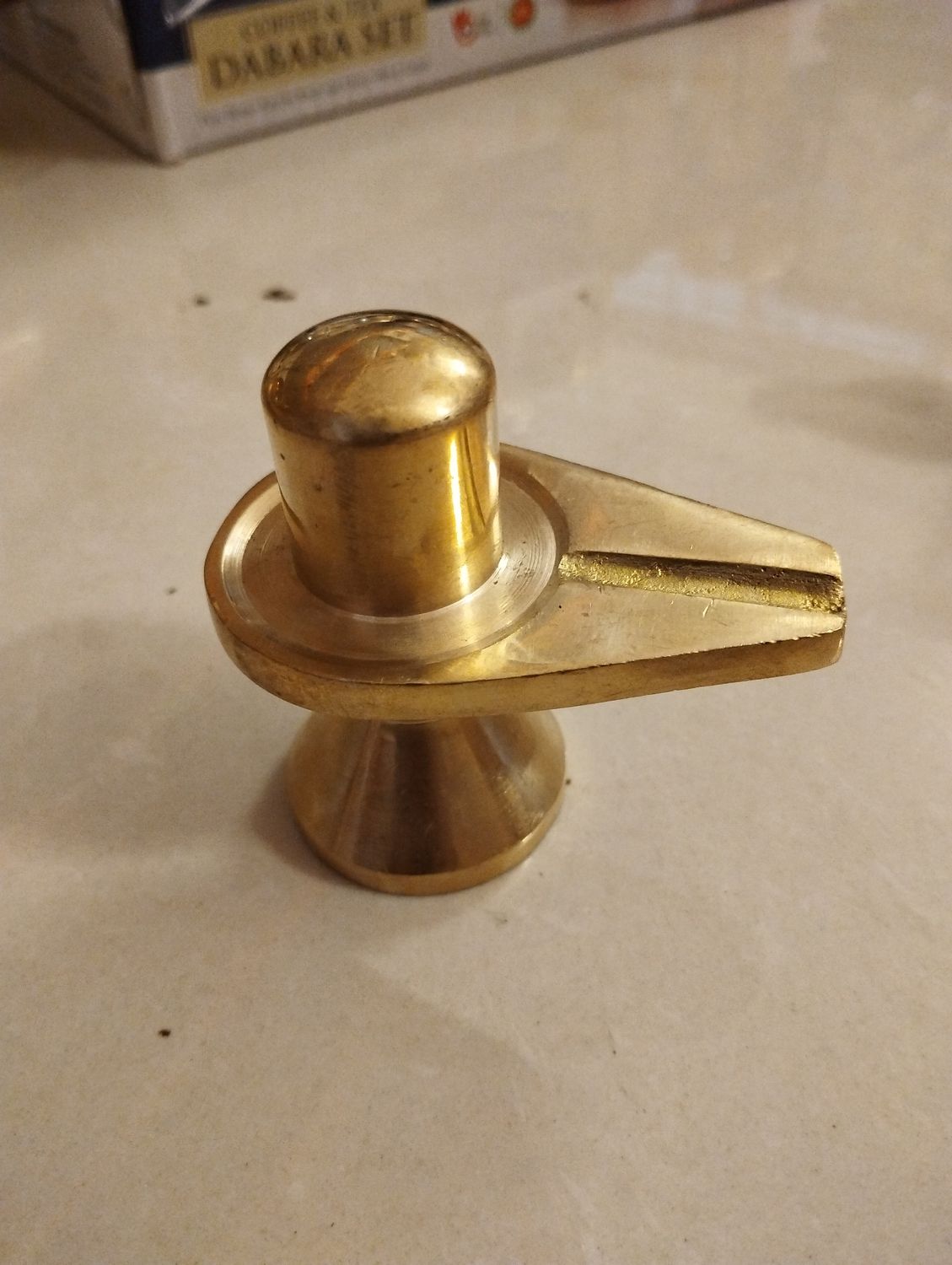 Brass shivalinga idol-1