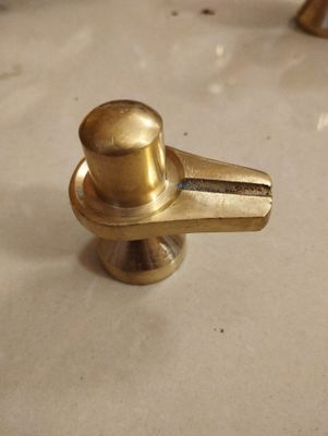 Brass shivalinga idol-2