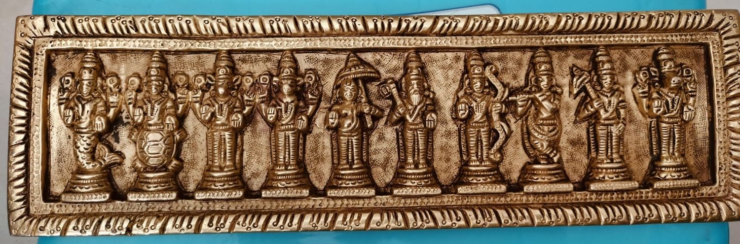 Brass Dasavadharam