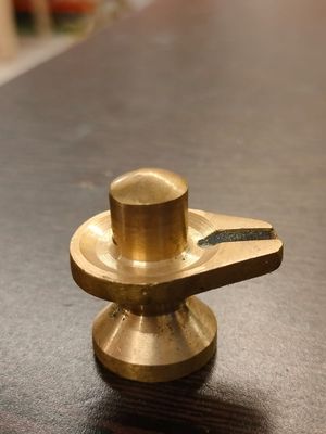 Brass shivalinga idol-4