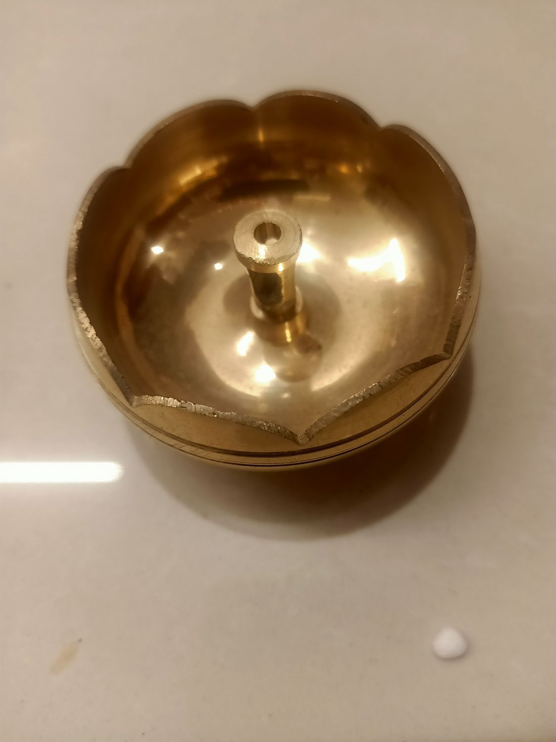 Brass Lotus diya