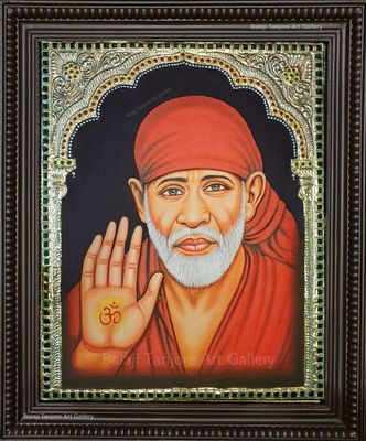 Saibaba Tanjore painting