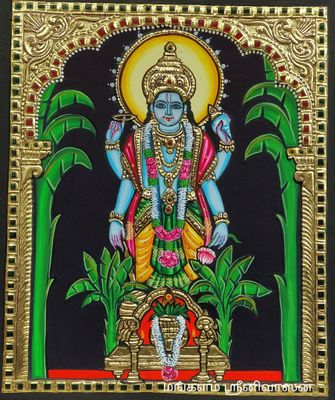 Sathyanarayana Tanjore painting