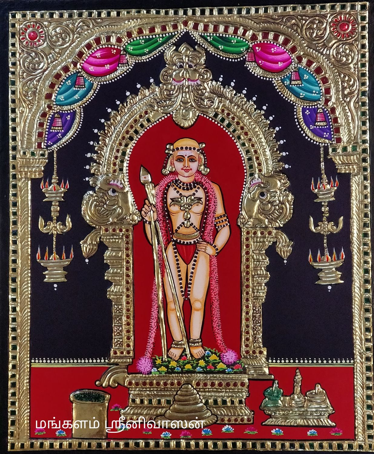 Pazhani Aandi KolamTanjore painting