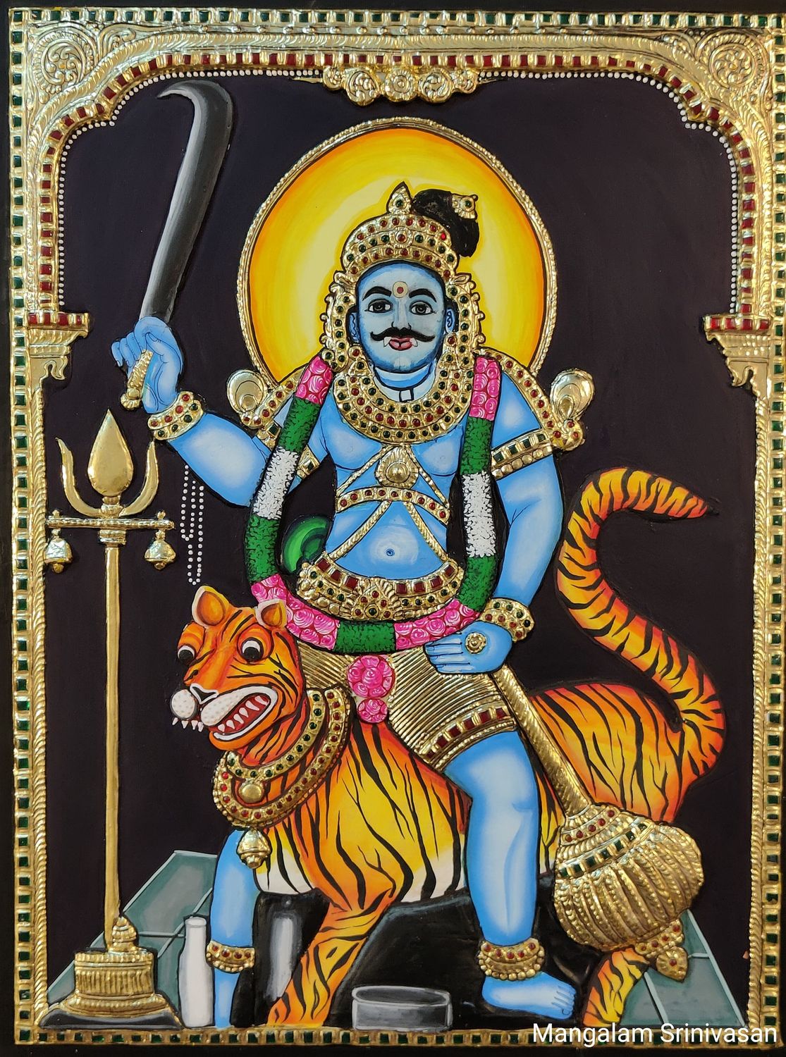 Karuppannasamy Thanjavur Painting