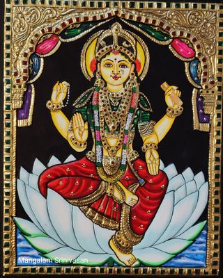 Bala Tiripurasindari Thanjavur Painting