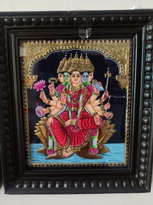 Gayathri Devi Thanjavur Painting