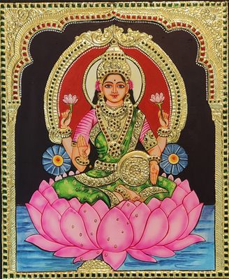 Lakshmi Thanjavur Painting