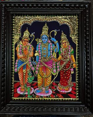 Kothanda Ramar Thanjavur Painting
