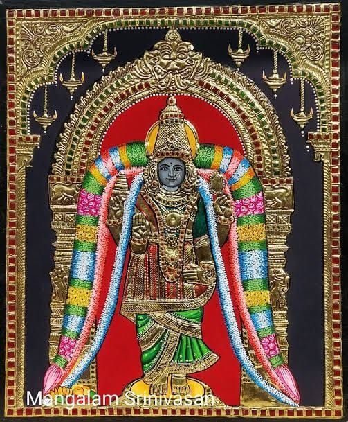 Mangalambika Thanjavur Painting