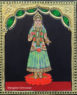 Balambikai Amman Thanjavur Painting