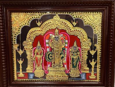 Vayaloor Murugar Thanjavur Painting
