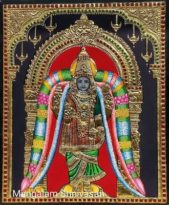 Mangalambika Thanjavur Painting