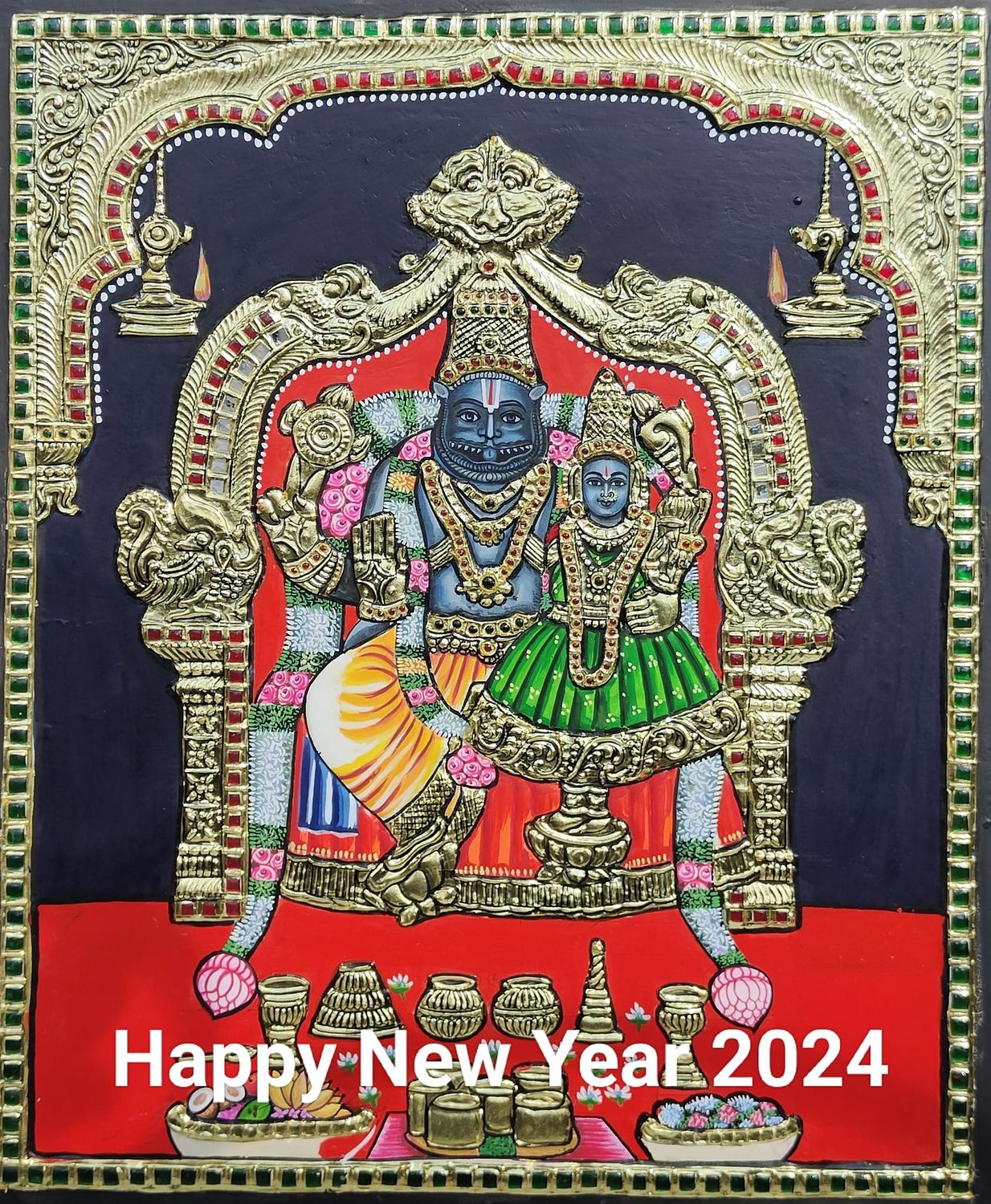 Narasimha Thanjavur Painting