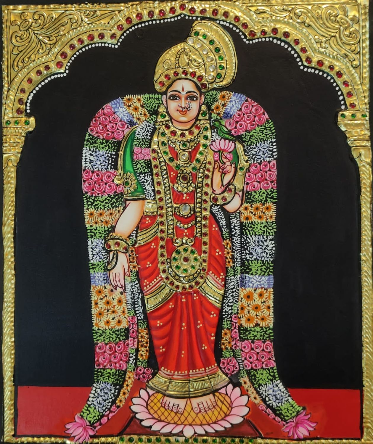 Andal Thanjavur Painting