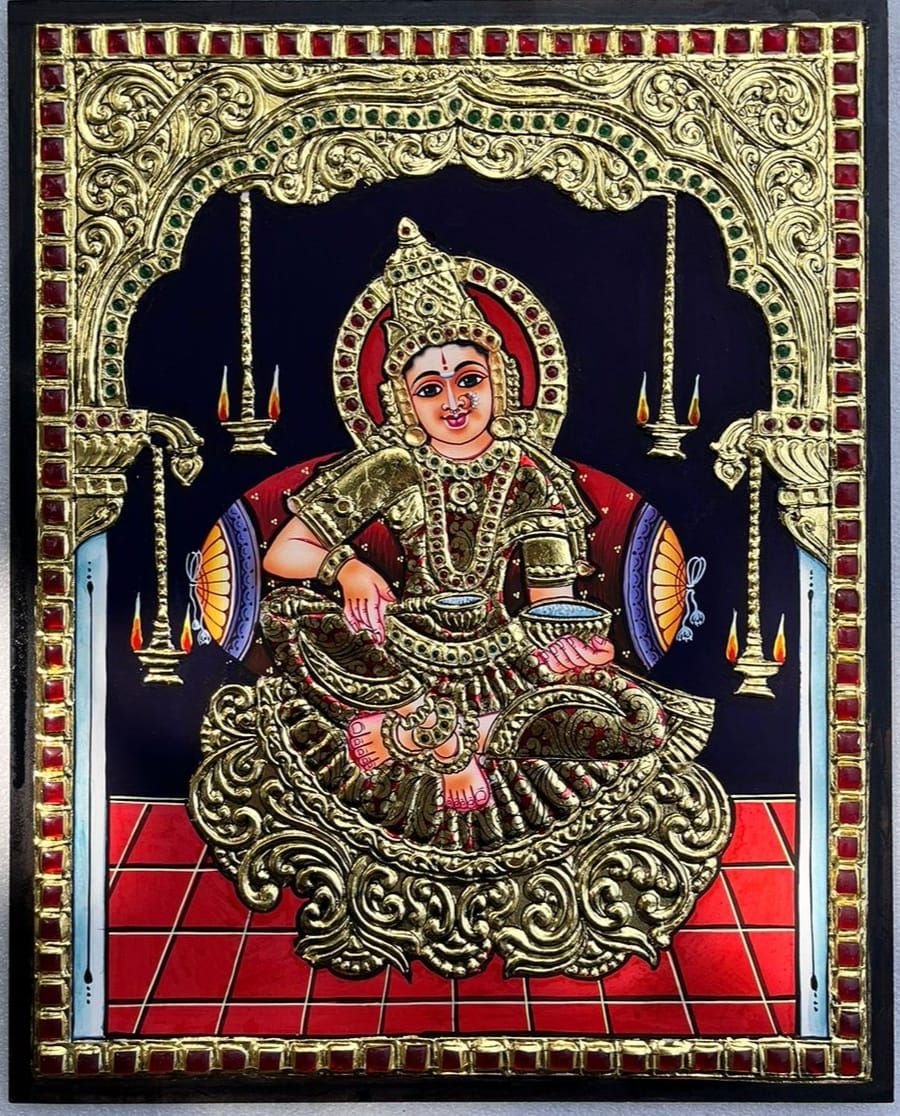 Annapoorani Thanjavur Painting