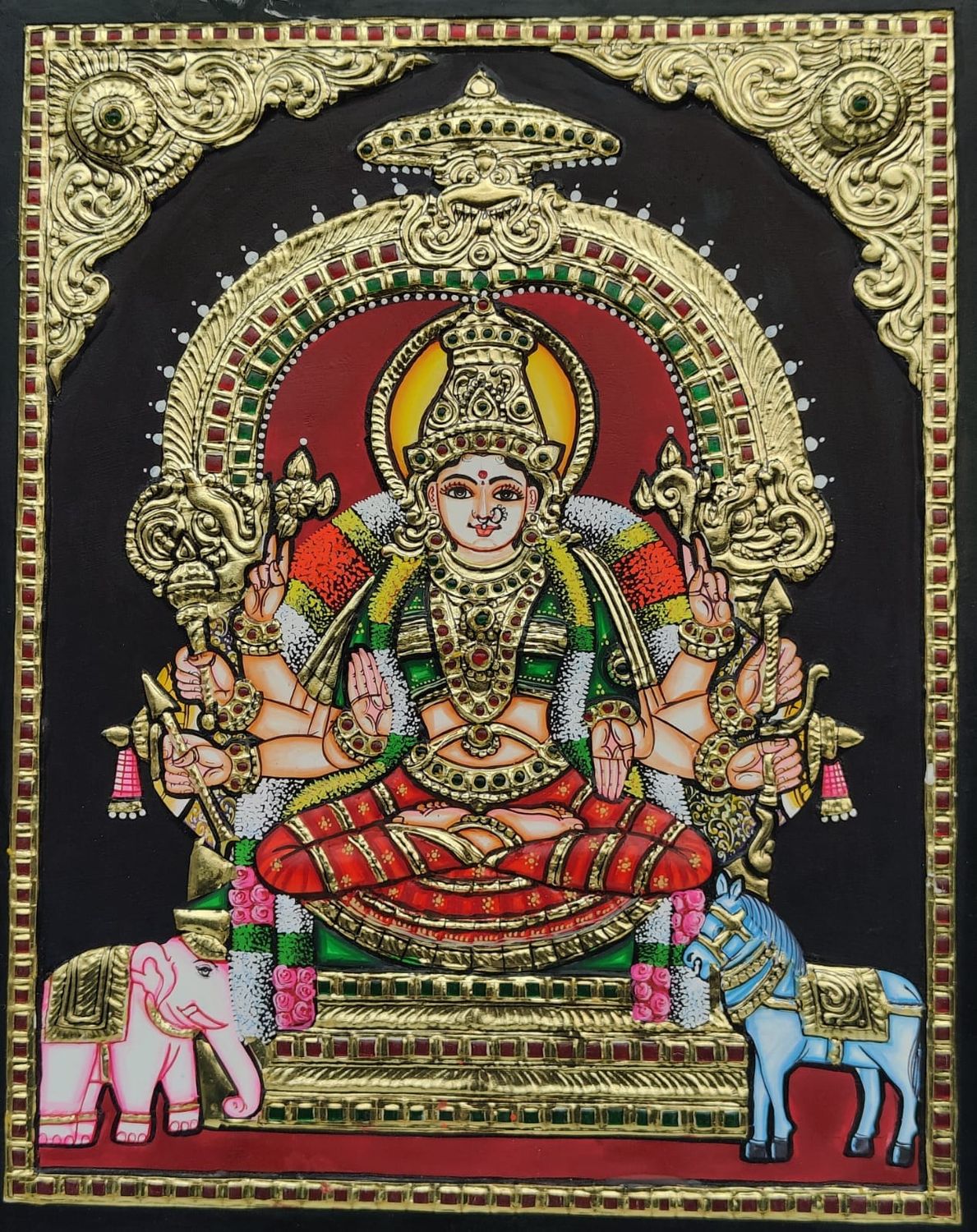 Shodashi Thanjavur Painting