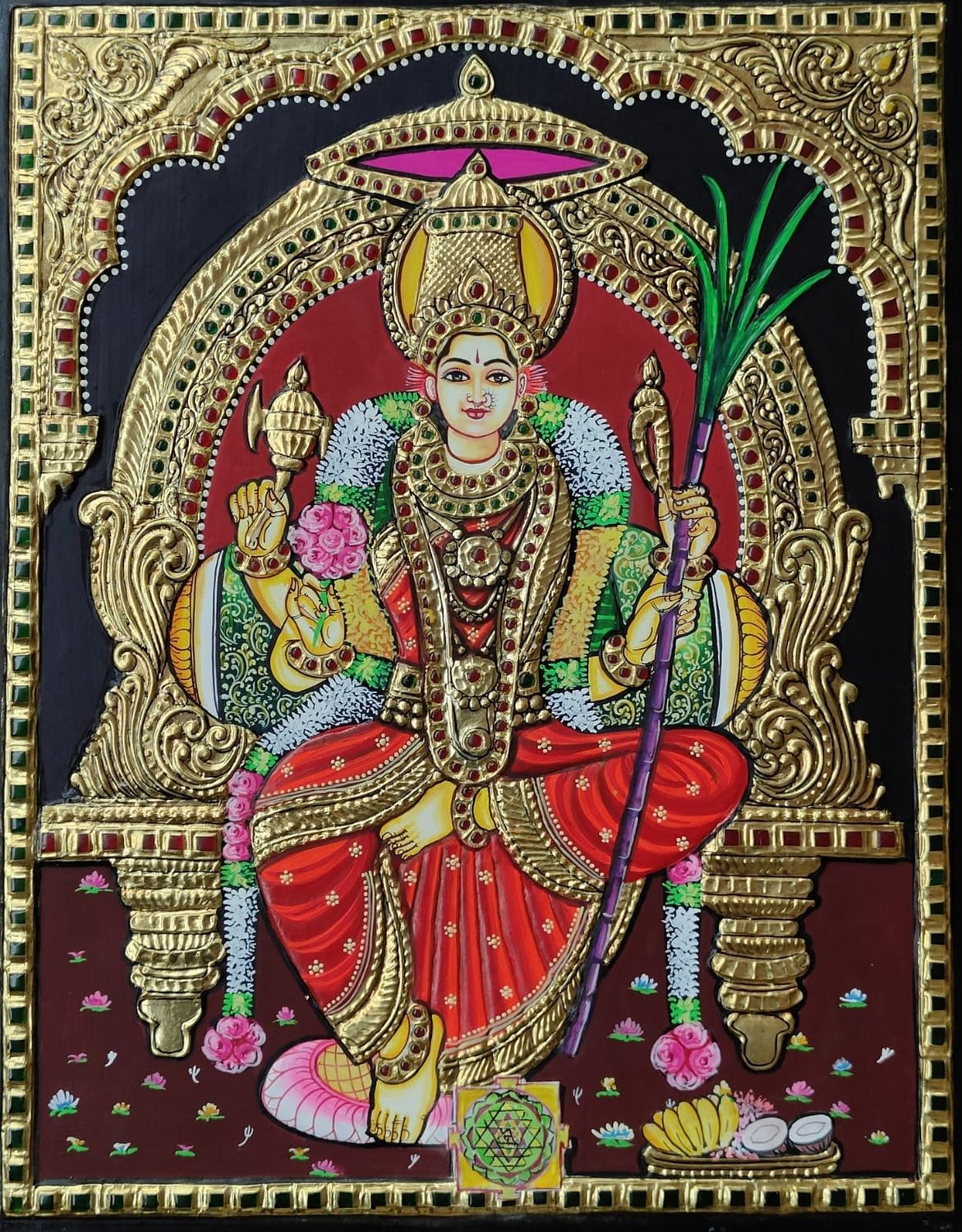 Lalitha Devi Thanjavur Painting