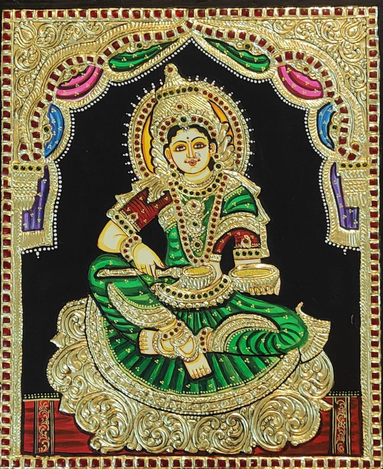 Annapoorani Thanjavur Painting