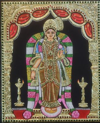 Andal Thanjavur Painting