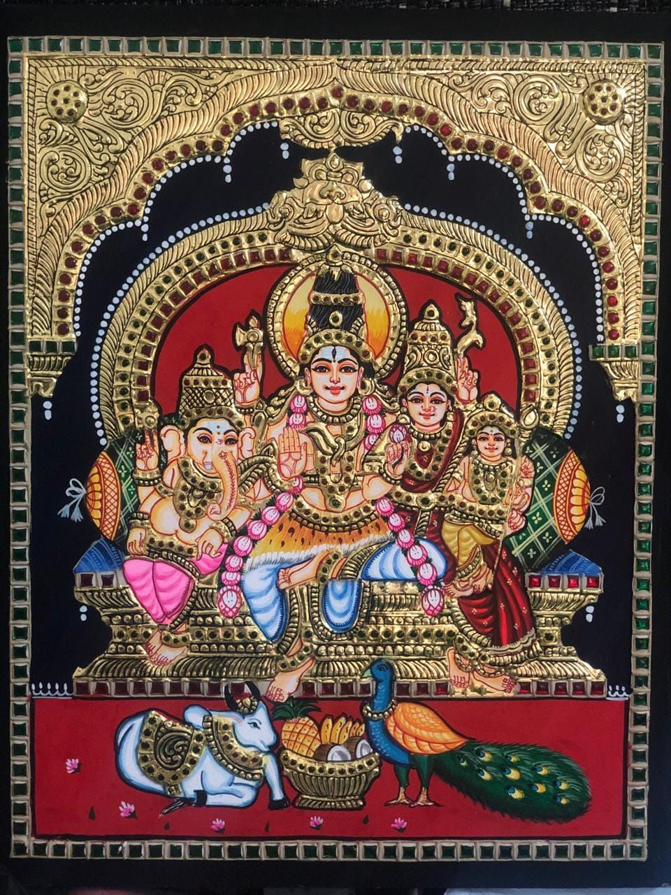 Shinvan Family Thanjavur Painting