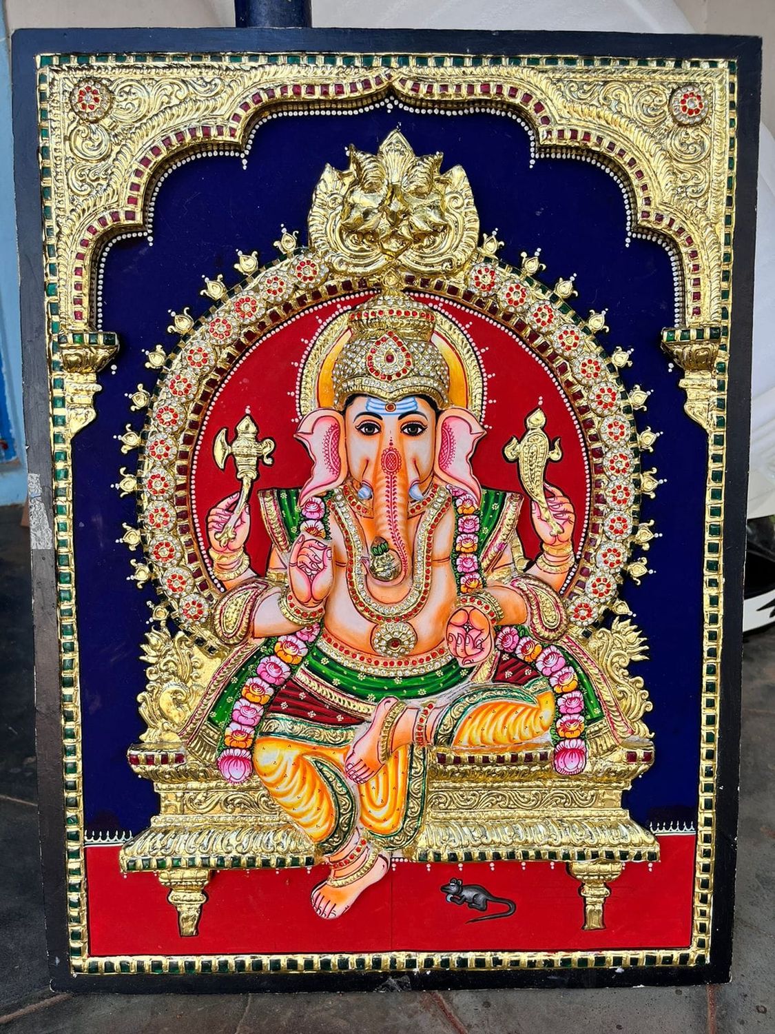Ganesha Tanjore painting