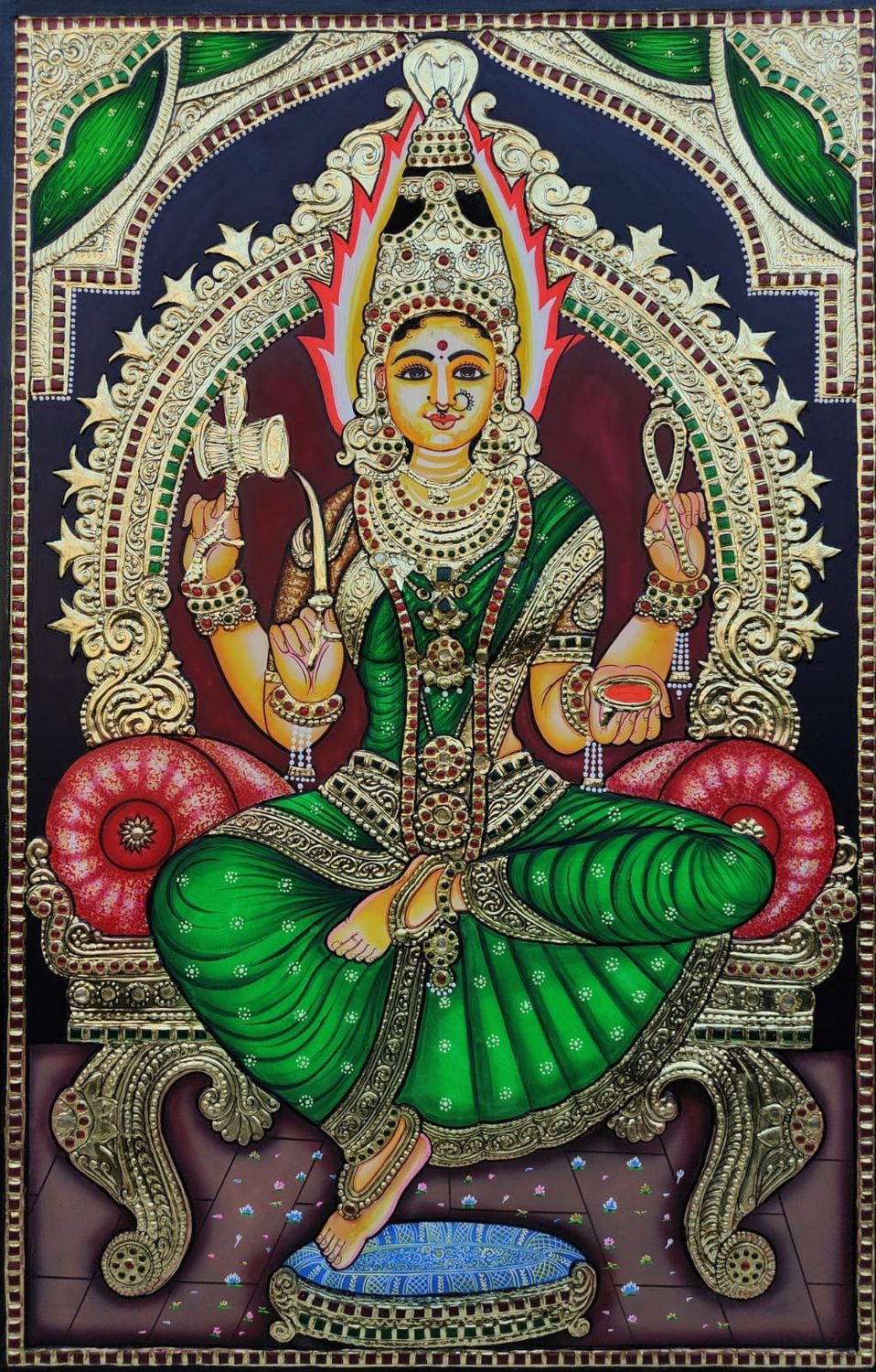 Lalitha Tanjore painting