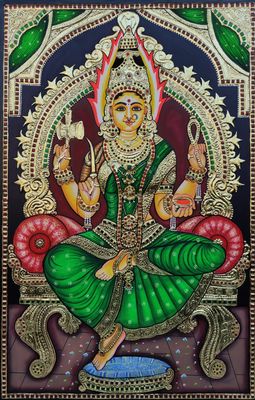 Lalitha Tanjore painting
