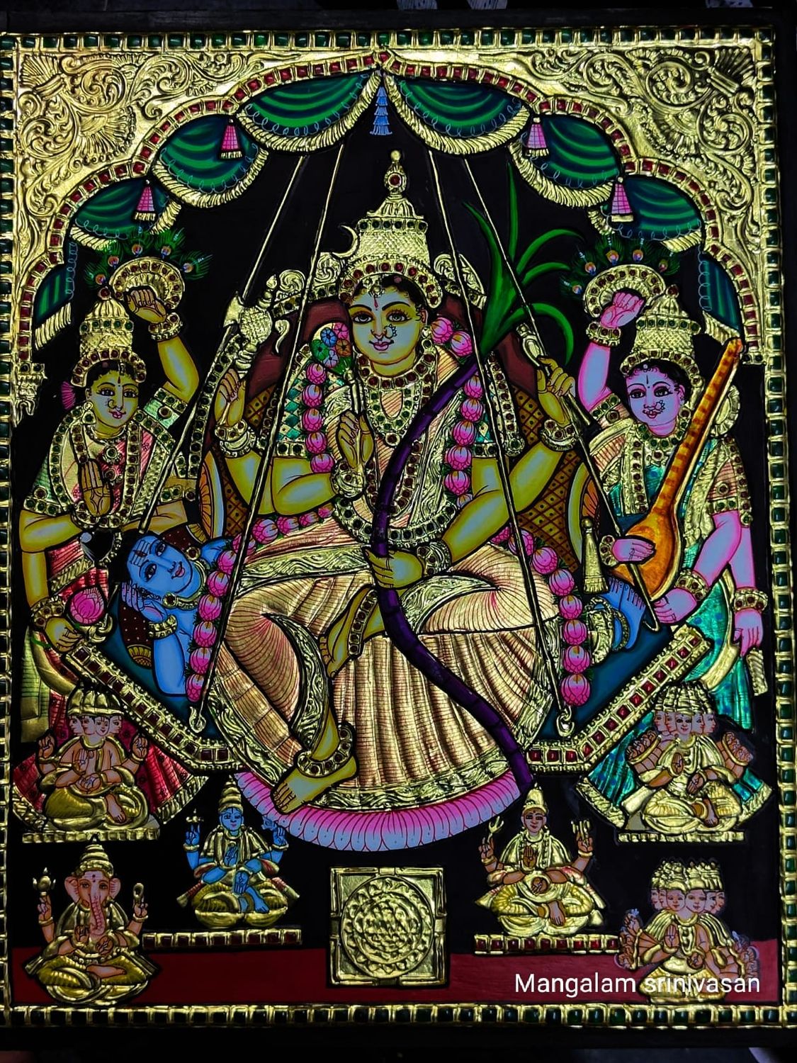 Lalitha Tanjore painting