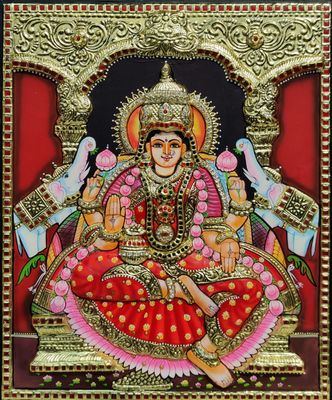 Lakshmi Tanjore painting