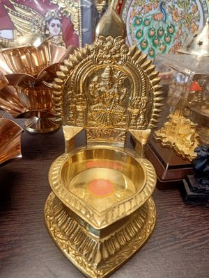 Brass kamakshi diya