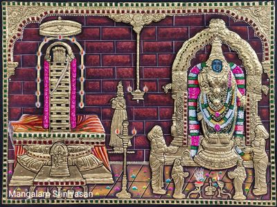 Kalahasthiswarar Tanjore painting